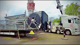 Steinert Kirmes Lüdenscheid AufbauTrailer 20244K [upl. by Rennold540]