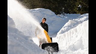 STIGA bensindrevne snøfresere  vinter [upl. by Bihas]