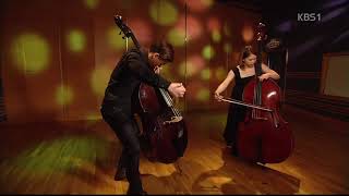 Sperger Duo  KBS 2013 Minje Sung amp Mikyung Sung double basses [upl. by Nana]