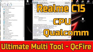 Realme C15 PINFRP Ultimate Multi Tool QcFire [upl. by Angle]