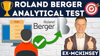 Roland Berger Analytical Test How to crack the RB consulting online test 🎯 [upl. by Abdul]