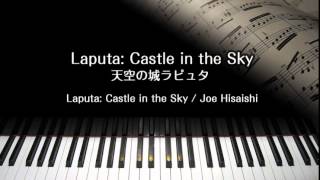 Laputa Castle in the Sky  Laputa Castle in the Sky OST  Joe Hisaishi  Piano Solo Sheet Music [upl. by Leola758]