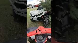 CanAm Outlander vs Honda TRX90 [upl. by Llehcim]