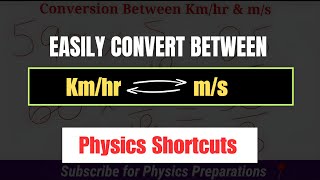 How To Convert Kmhr to ms Within Seconds  Easy Trick 🔥 [upl. by Alduino511]