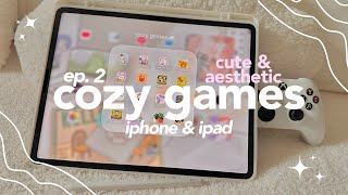 cozy games for mobile 🍓☁️  11 cute amp aesthetic mobile games for iphone amp ipad [upl. by Dubenko120]