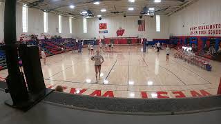 24 Volleyball Rock Creek vs West Washington JV [upl. by Hannej]