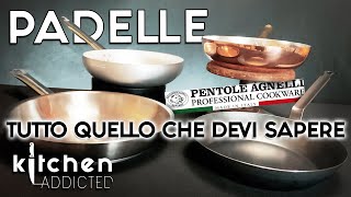 LE PADELLE  pregi e difetti dei materiali  RAME ACCIAIO ALLUMINIO FERRO [upl. by Resaec116]