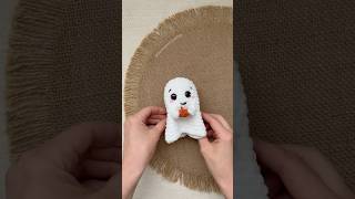 Facial Details for a Crochet Sheet Ghost  amigurumi crochetpattern [upl. by Tyra]