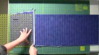 Fabric Cutting for Quilt As You Go [upl. by Byrne196]