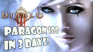 How to Paragon to 100 in 3 days  150mil xphour 107 Diablo 3 [upl. by Euqor616]