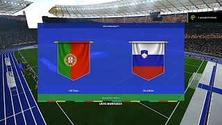 PORTUGAL X ESLOVÊNIA UEFA EURO 2024 oitavas de final eFootball PES 2021 BMPES 1111 41 [upl. by Haleigh]