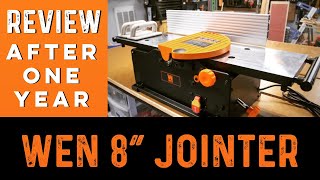 WEN 8” Benchtop Jointer  Review After One Year  Pros and Cons [upl. by Nilrev]