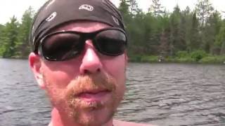 Camping in Ontario Silvry Moon Lodge Camping Trip  Part 4 Food Northern Water Snake [upl. by Felipa959]