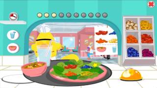 quotSuper Salad Dinnerquot educational game for kids [upl. by Yoj]