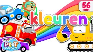 Kleuren Leren met Pretlettertjes • Extra Lange Aflevering • Kinderfilmpjes Nederlands [upl. by Snebur743]