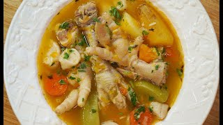 Chicken Foot Soup Recipe The Ultimate Caribbean Comfort Food  CaribbeanPotcom [upl. by Bigner622]