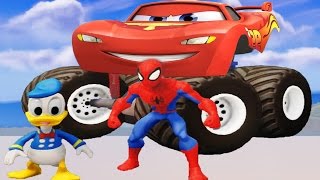 Spiderman bajki  Auta bajki dla dzieci po polsku  Samochody bajki dla dzieci  Monster truck bajka [upl. by Cointon]