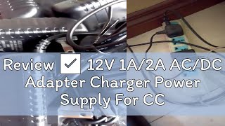 Review ✅ 12V 1A2A ACDC Adapter Charger Power Supply For CCTV Security  TV Plus  WIFI Routers [upl. by Rouvin]