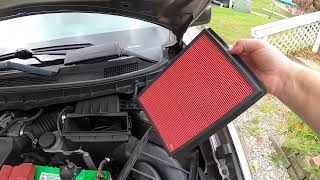 2012 Nissan Rogue Engine Air Filter Replacement [upl. by Devona]