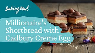 How to make Millionaires Shortbread with Cadburys Creme Eggs [upl. by Christoffer]