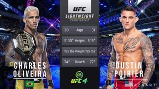 CHARLES OLIVEIRA VS DUSTIN POIRIER FULL FIGHT UFC 269 [upl. by Liuka]