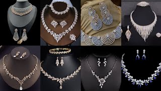 Super Amazing Silver  Golden unique necklace designs [upl. by Yecad]