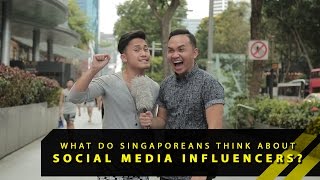 What Do Singaporeans Think Of Social Media Influencers  Word On The Street [upl. by Mazel]