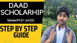 DAAD Fully funded Scholarship in Germany step by step guide  Germany DAAD Scholarship [upl. by Farland]