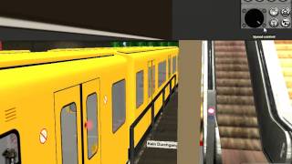 Trainz 2004Berlin Ubahn testmap mit dem F87ampF90 züge [upl. by Ham418]