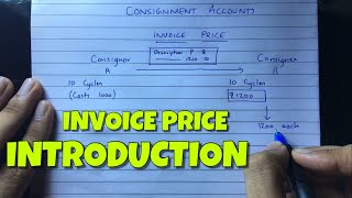 Consignment Account  Invoice Price  Financial Accounting  By Saheb Academy [upl. by Dominique]