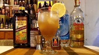 How To Make Planters Punch Cocktail  Mixed Drink ✩ RECIPE INCLUDED ✩ DJs BrewTube [upl. by Squires]