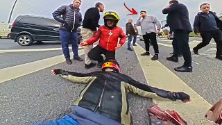 WHEN CRAZY INCREDIBLE AND UNBELIEVABLE Motorcycle Moments Happen [upl. by Enimrej]