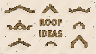 Roof Ideas Tutorial Minecraft Build [upl. by Mitchel]