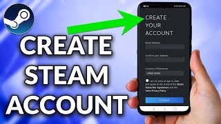 How To Create Steam Account On Mobile [upl. by Ailaroc702]