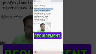 What is Negative Testing in Software Testing [upl. by Jamesy]