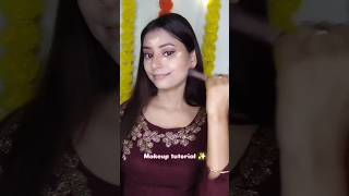 Wedding guest makeup tutorial✨makeup makeuptutorial ytshorts trending youtubeshorts shorts [upl. by Oruam780]