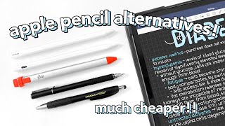 the BEST Apple Pencil Alternatives ✏️ affordable amp better [upl. by Ahsirk]