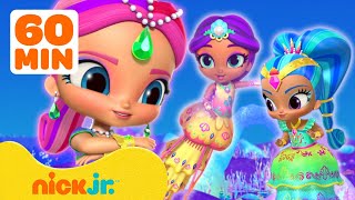 Shimmer and Shines Mermaid Adventures 🧜‍♀️ w Leah and Arabella  1 Hour Compilation  Nick Jr [upl. by Leahcimnaes]