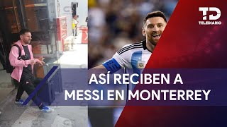 Así reciben los regios a Lionel Messi para juego Rayados vs Inter Miami [upl. by Nac]