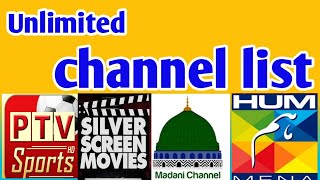 unlimited free channel list  channel list  free channel [upl. by Mehalek567]