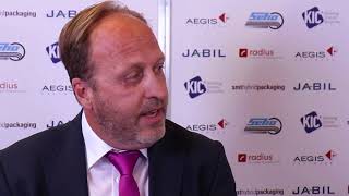 Jos Brehler Totech Asys Group at SMT Hybrid Packaging 2018 [upl. by Nedle]