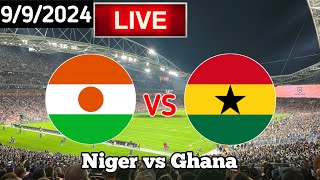 Niger Vs Ghana Live Match Today Africa Cup of Nations Qualification [upl. by Marentic]