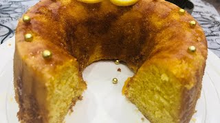 Lemon Tea Cake Recipe  No Owen and No Beater  By Ashees Kitchen  Quick and Easy Lemon Tea Cake [upl. by Jepum]