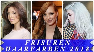 Trend frisuren und haarfarben 2018 [upl. by Hareehahs]