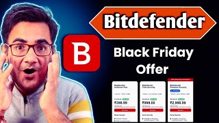 Bitdefender Antivirus plus at just 39899 for 1 year  Bitdefender antivirus Black Friday offer [upl. by Russom]