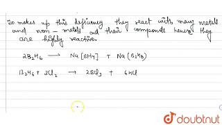 What characteristics do you expect from an electrondeficient hydride with respect to its sturuture [upl. by Paucker872]