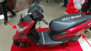 Honda Dio 125 BS7 2023 New Updated Model Detailed Review With New Price New HSmart Feature [upl. by Nnaylime]