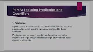 PREDICATES AND QUANTIFIERS [upl. by Uta]