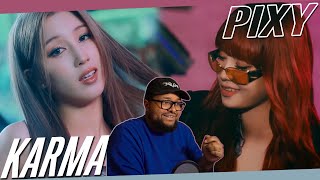 PIXY KARMA MV REACTION  LOLA TRYING TO TAKE OVER 🧎🏽‍♂️ [upl. by Yelloh]