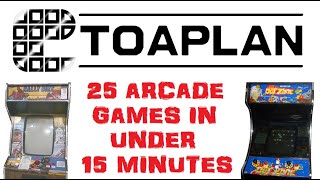 Over 25 Toaplan Arcade Games In Under 15 Minutes [upl. by Allyn]